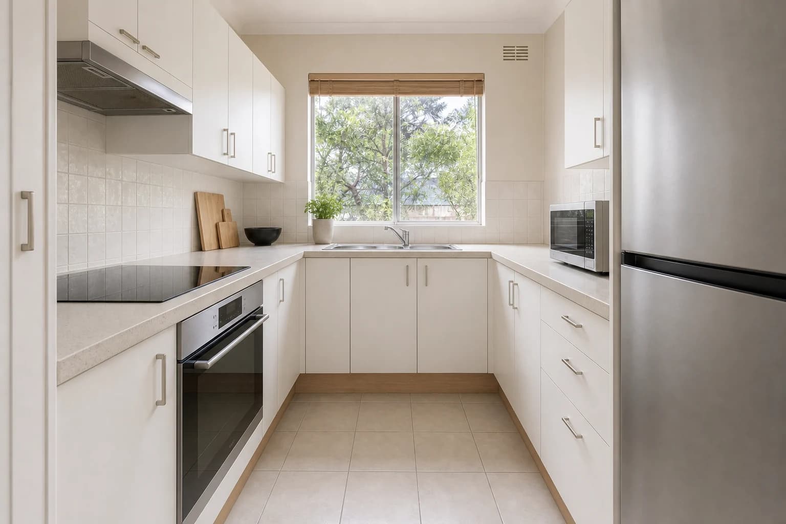 A brighter, softer kitchen