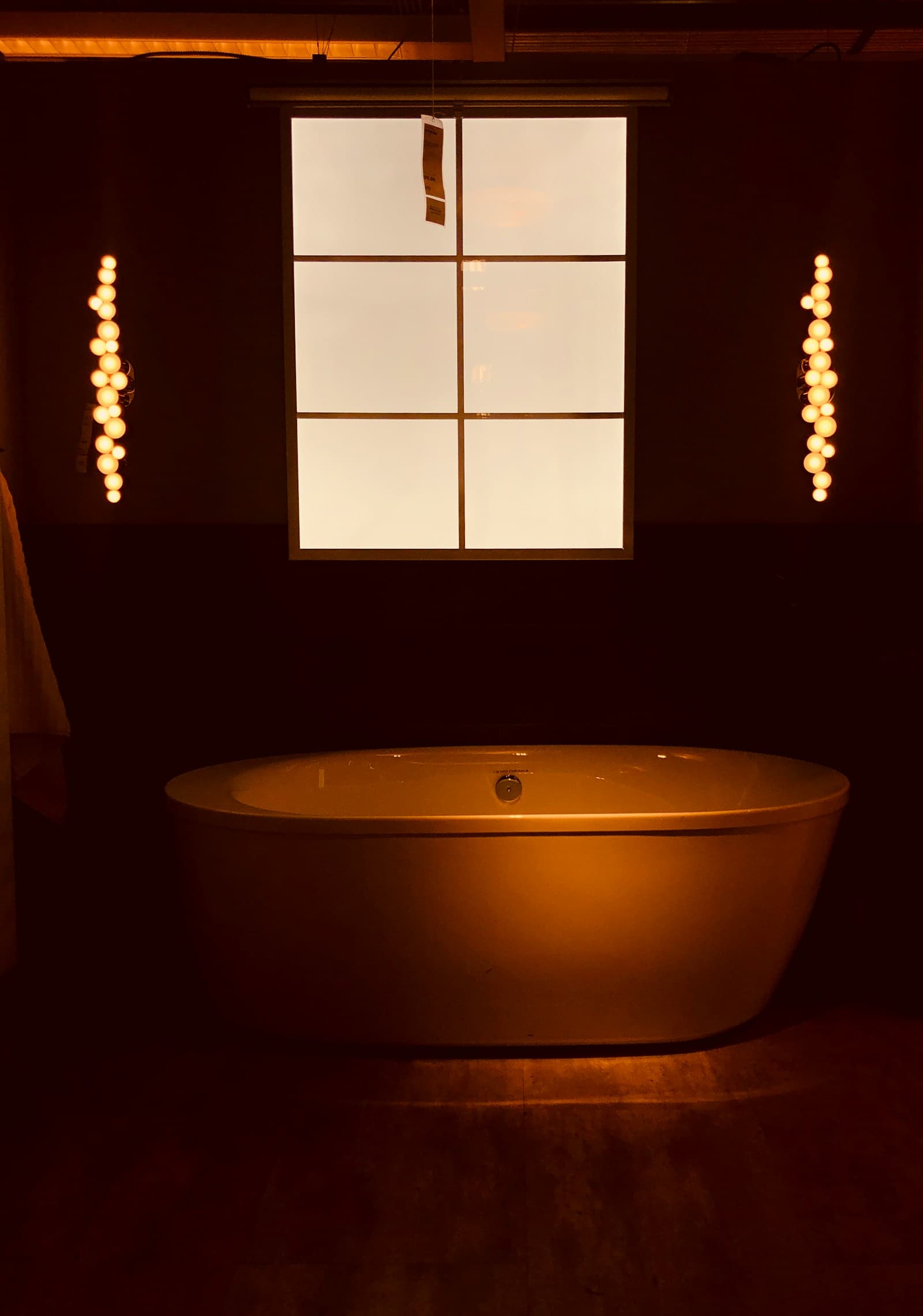 Airy coastal bath before AI bathroom redesign